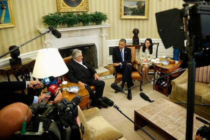 Mujica reunido con Obama en la Casa Blanca