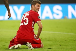 Thomas Müller cumplía años mientras Bayern Munich le ganaba a Barcelona, pero la noche terminó muy mal