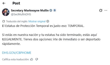 Mullin ratifica el carácter temporal del programa