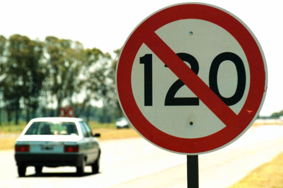 Multas de hasta $ 20.000 por exceso de velocidad