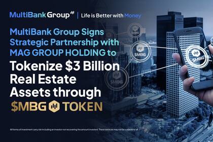 MultiBank Group firma alianza estratégica con MAG para tokenizar $3 000 millones de activos inmobili