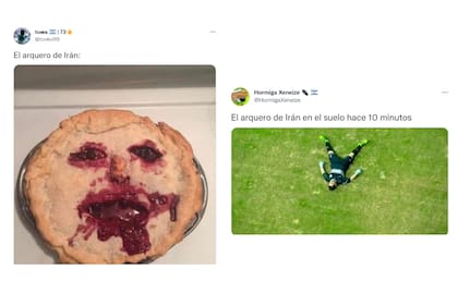 Mundial 2022: los mejores memes por el choque del arquero de Irán en el partido ante Inglaterra