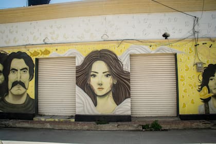 Mural de Aureliano Buendía y Remedios La Bella.