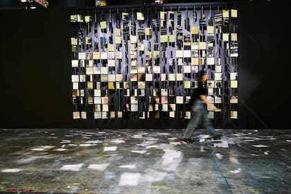 Mural de Julio Le Parc, el artista homenajeado