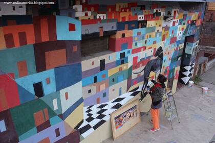 Mural en Ciudadela.