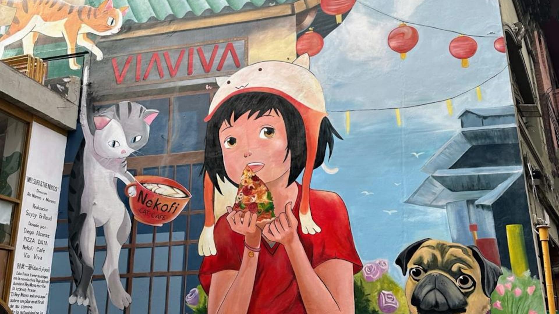 Mural en el Barrio Chino