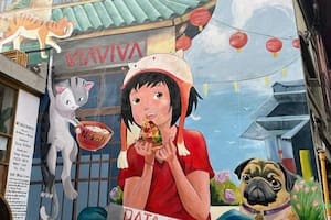 Mural en el Barrio Chino