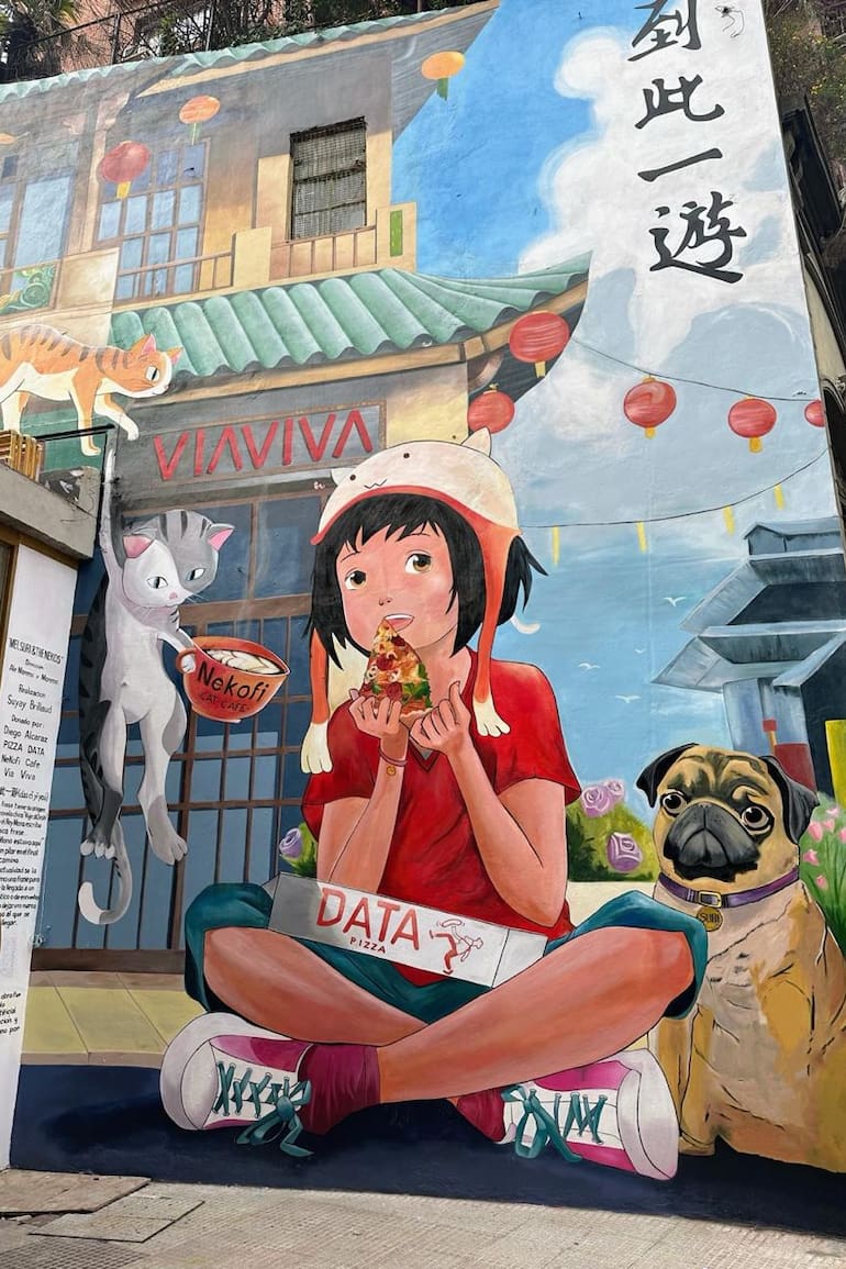 Mural en el Barrio Chino