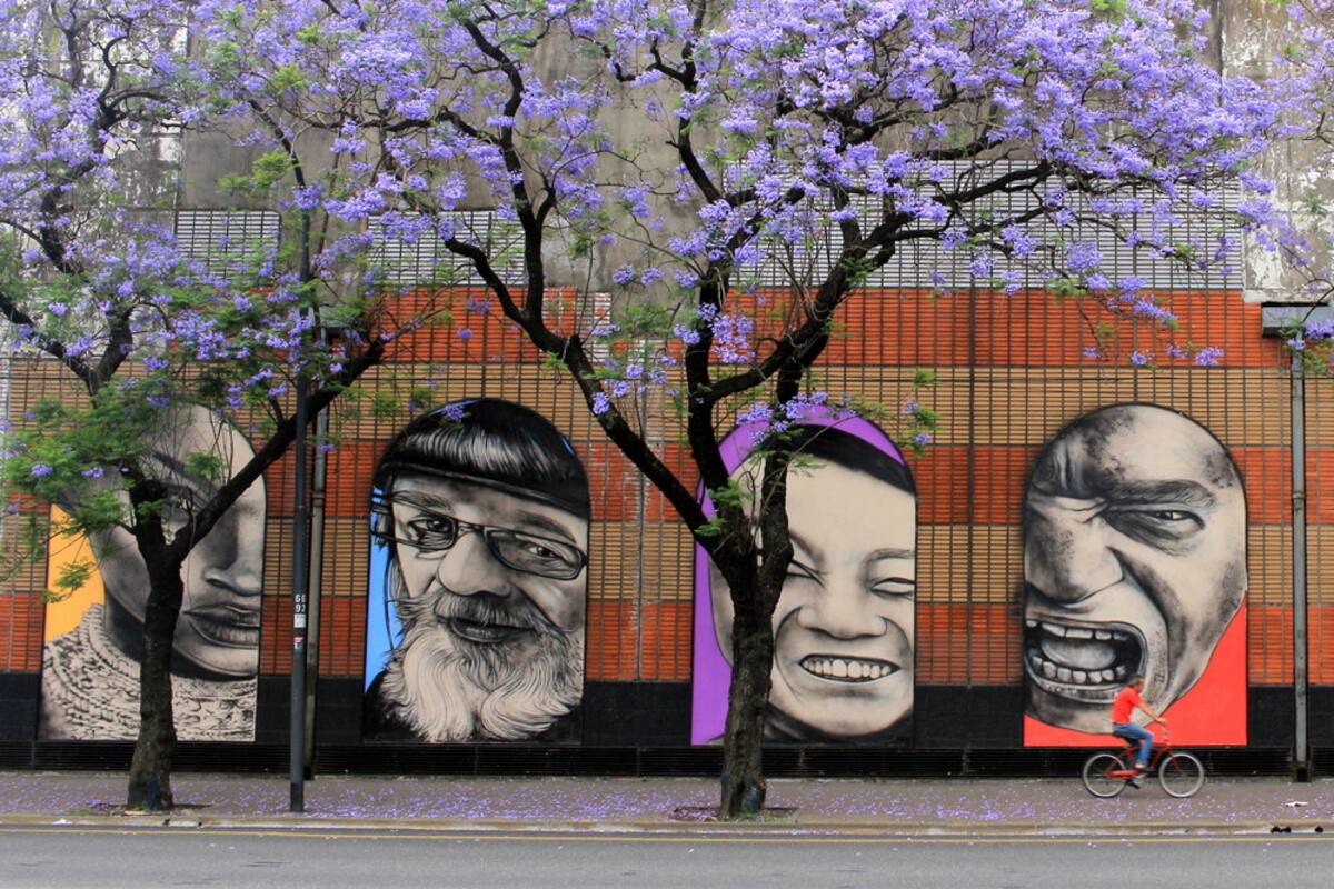 Mural porteño del artista Alfredo Segatori.