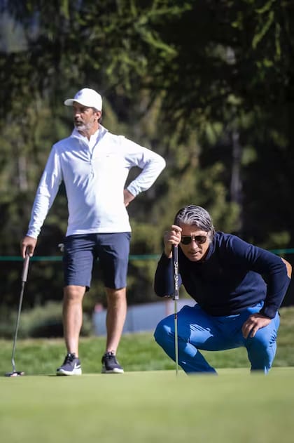 Murat Yakin y su afición al golf.