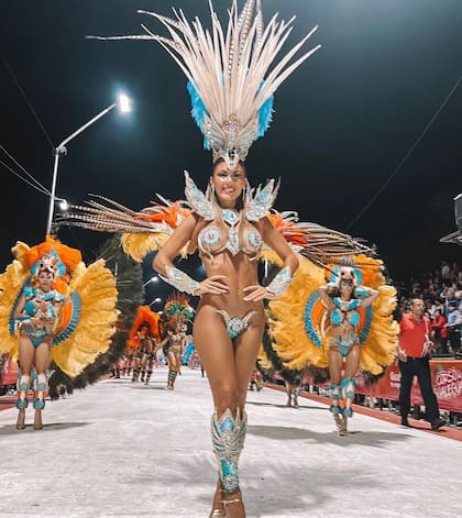 Muri López Benítez participó del Carnaval de Gualeguay