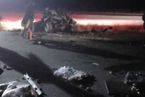 Murieron 4 integrantes de una familia en un choque entre Madryn y Trelew