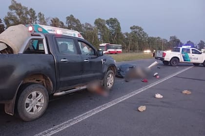 Murieron cuatro personas en la Ruta 2.