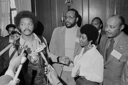 26 de marzo de 1972, con el reverendo Jesse Jackson