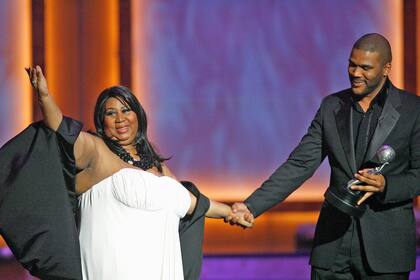 14 de febrero de 2008, con el actor Tyler Perry