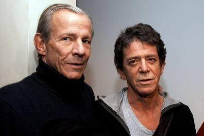 Peter Beard y Lou Reed en 2006, en la ciudad de Nueva York