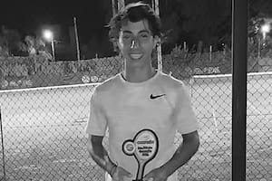 Murió Tiago alomar, una promesa del tenis argentino