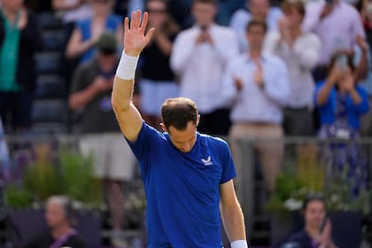 Murray, el miércoles pasado en Queen's, después de retirarse de su encuentro ante el australiano Thompson por una lesión que lo llevó al quirófano de nuevo