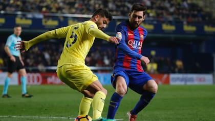 Musacchio bajó a Messi y se cruzaron verbalmente