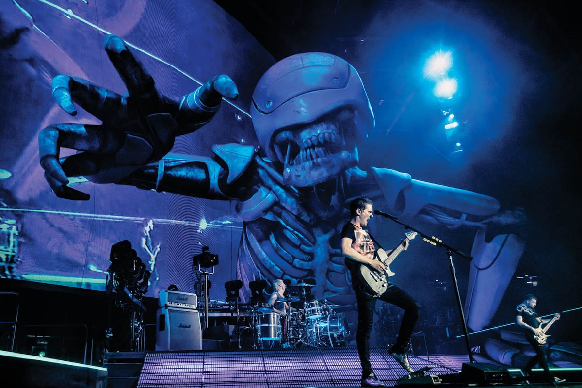 Muse en el Simulation Theory Tour, usando el software Notch FX 3D, es apenas uno de los adelantos de lo que nos depara el futuro de la música en vivo