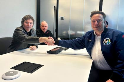 Musk con Milei y Werthein