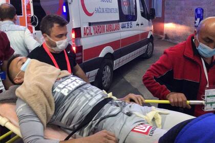 Muslera fue trasladado a un sanatorio donde luego de los estudios le confirmaron la gravedad de la lesión