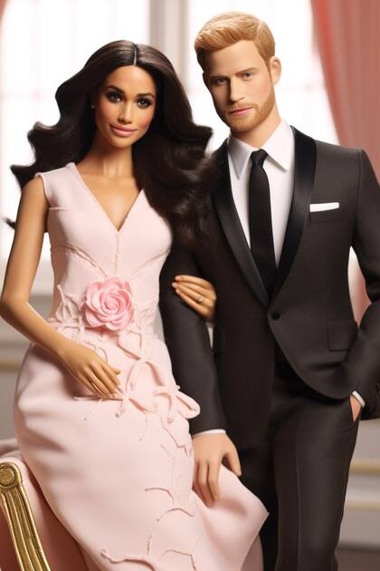 Muy elegantes, Meghan y Harry se ven sorprendentemente parecidos a la vida real.