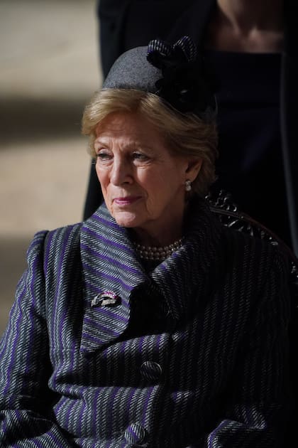 Muy emocionada, Ana María de Grecia rindió homenaje a su gran amor, Constantino, con quien estuvo casada 59 años. El rey griego murió en enero de 2023, a los 82 años, después de varios días ingresado en el centro médico Hygeia de Atenas, con problemas de salud que arrastraba hacía rato.