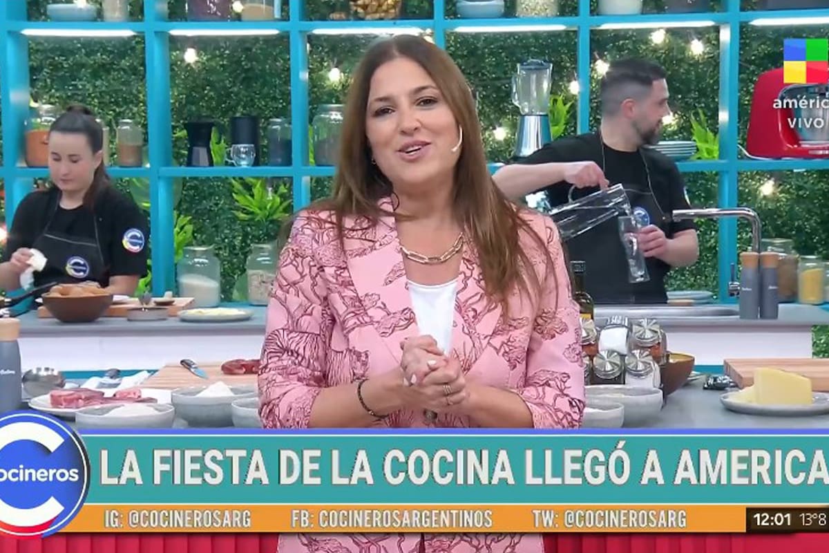 Muy emocionada, Maju Lozano debutó en Cocineros argentinos