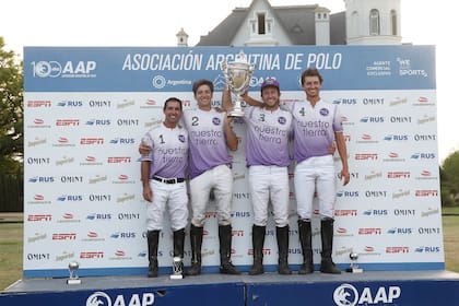 Muzzio, Panelo, Laborde y Zenni: los campeones de la Copa Cámara de Diputados