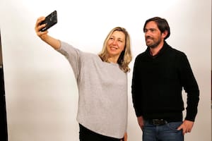 Myriam Bregman y Nicolás Del Caño, precandidato del Frente de Izquierda-Unidad