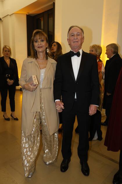Myriam Levi y Gustavo Weiss, presidente de la Cámara Argentina de la Construcción