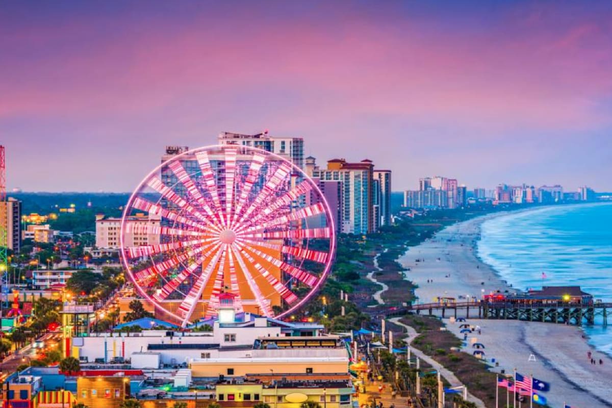Myrtle Beach, en Carolina del Sur, puesto número 1 del ránking de los lugares más deseados para vivir de EE.UU