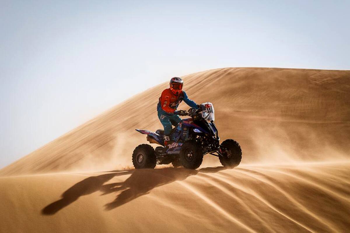 N150 Cavigliasso Nicolas (arg), Yamaha, Dragon Rally Team, Motul, Quad, tercera etapa del Dakar 2021 entre Wadi Al Dawasir and Wadi Al Dawasir, in Saudi Arabia on January 5, 2021