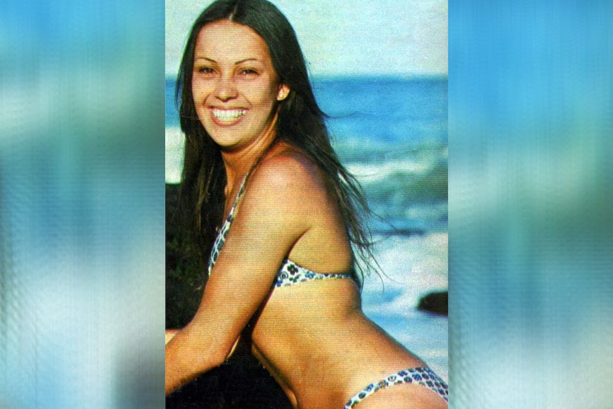 Naanim, en otra época: sonriente en la playa y buscada por todas las revistas del corazón