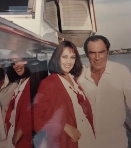 Naanim junto a un grande del humor argentino: Juan Carlos Calabró