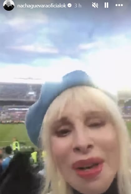 Nacha Guevara, una de las figuras que tuvieron el privilegio de estar presente en el último partido con la camiseta de la Selección