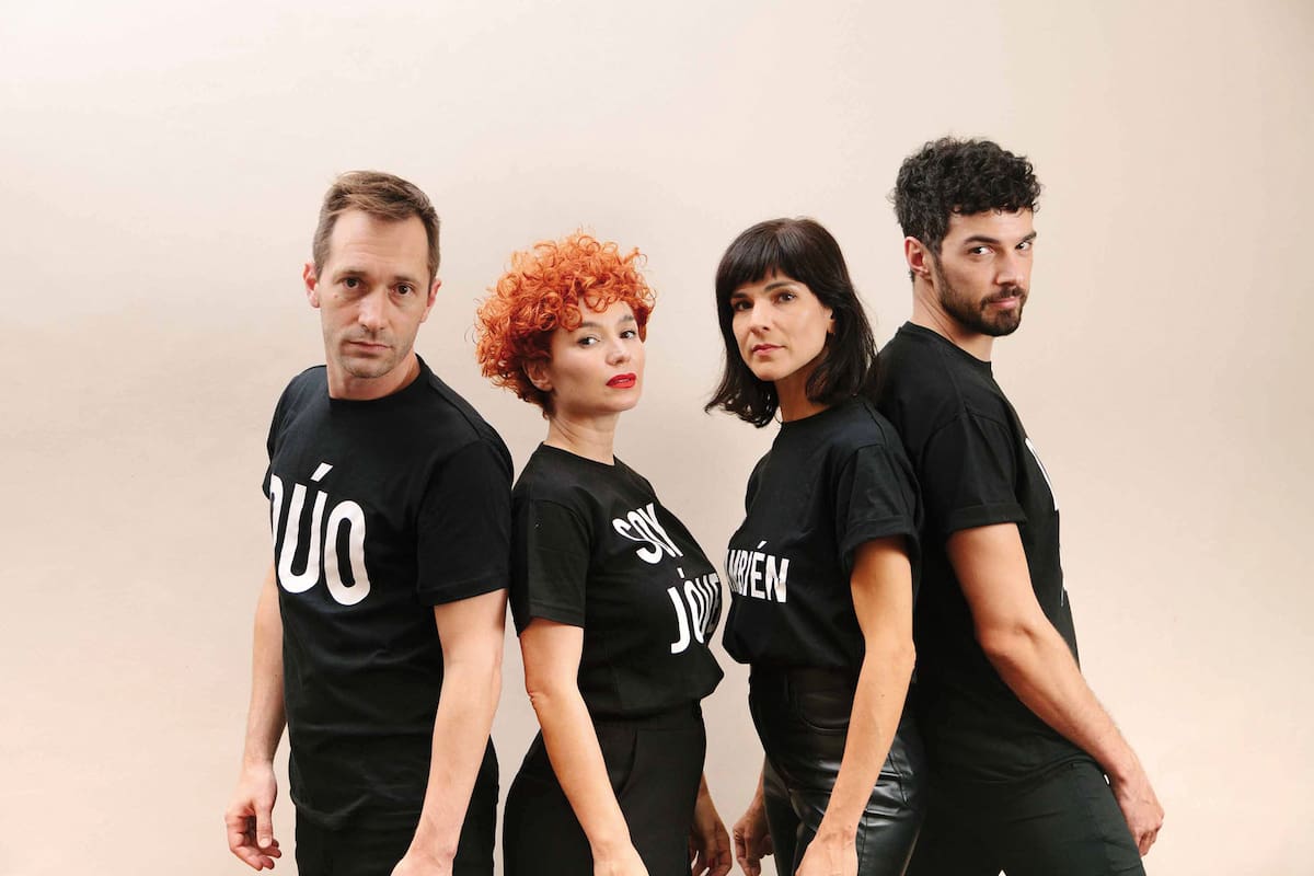 Nacho Ciatti, Natalia Señorales, Gaby Pastor y Nacho Francavilla.