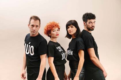 Nacho Ciatti, Natalia Señorales, Gaby Pastor y Nacho Francavilla.