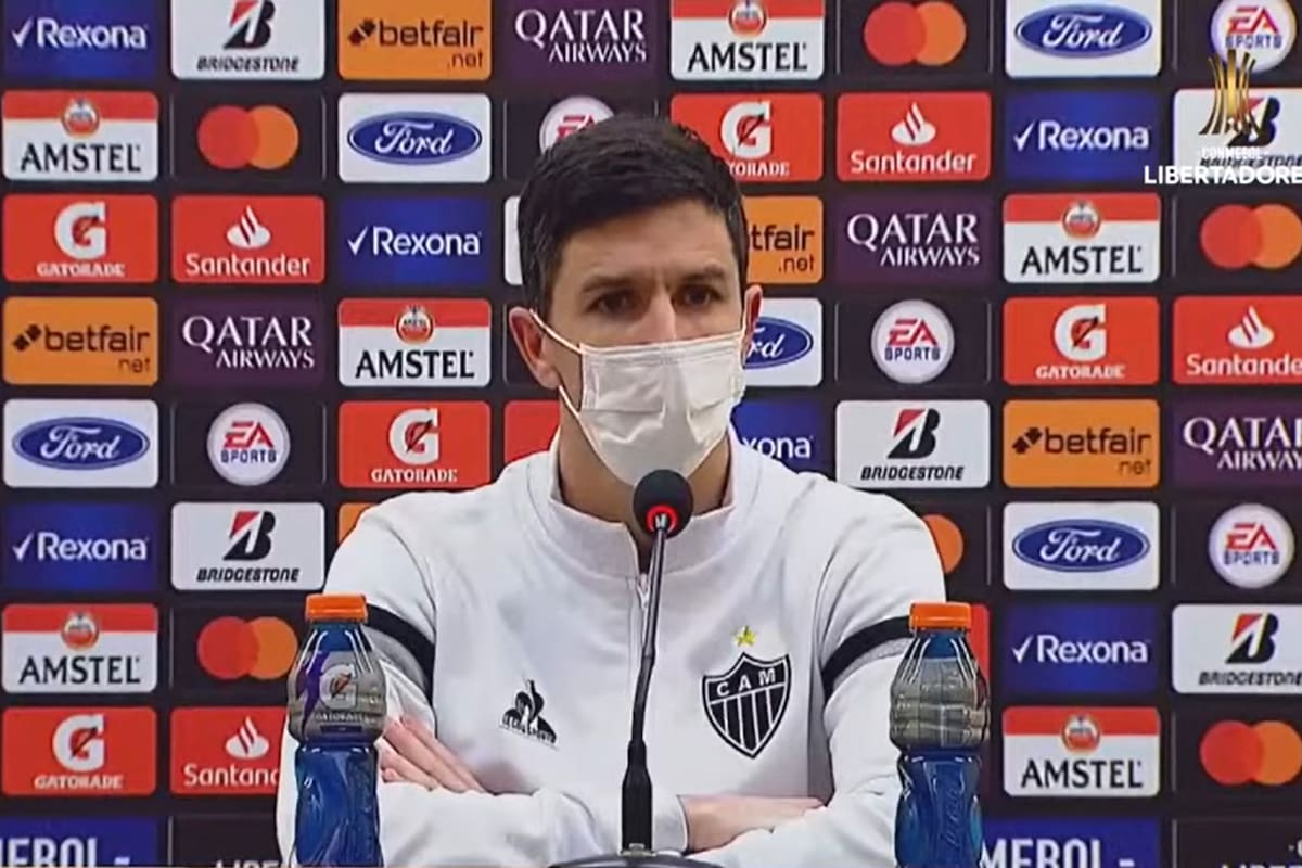 Nacho Fernández, en la Bombonera, tras el polémico encuentro entre Boca y Atlético Mineiro