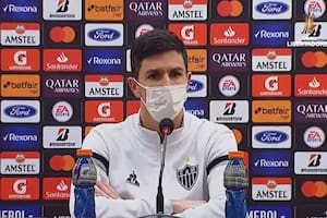 Nacho Fernández, en la Bombonera, tras el polémico encuentro entre Boca y Atlético Mineiro