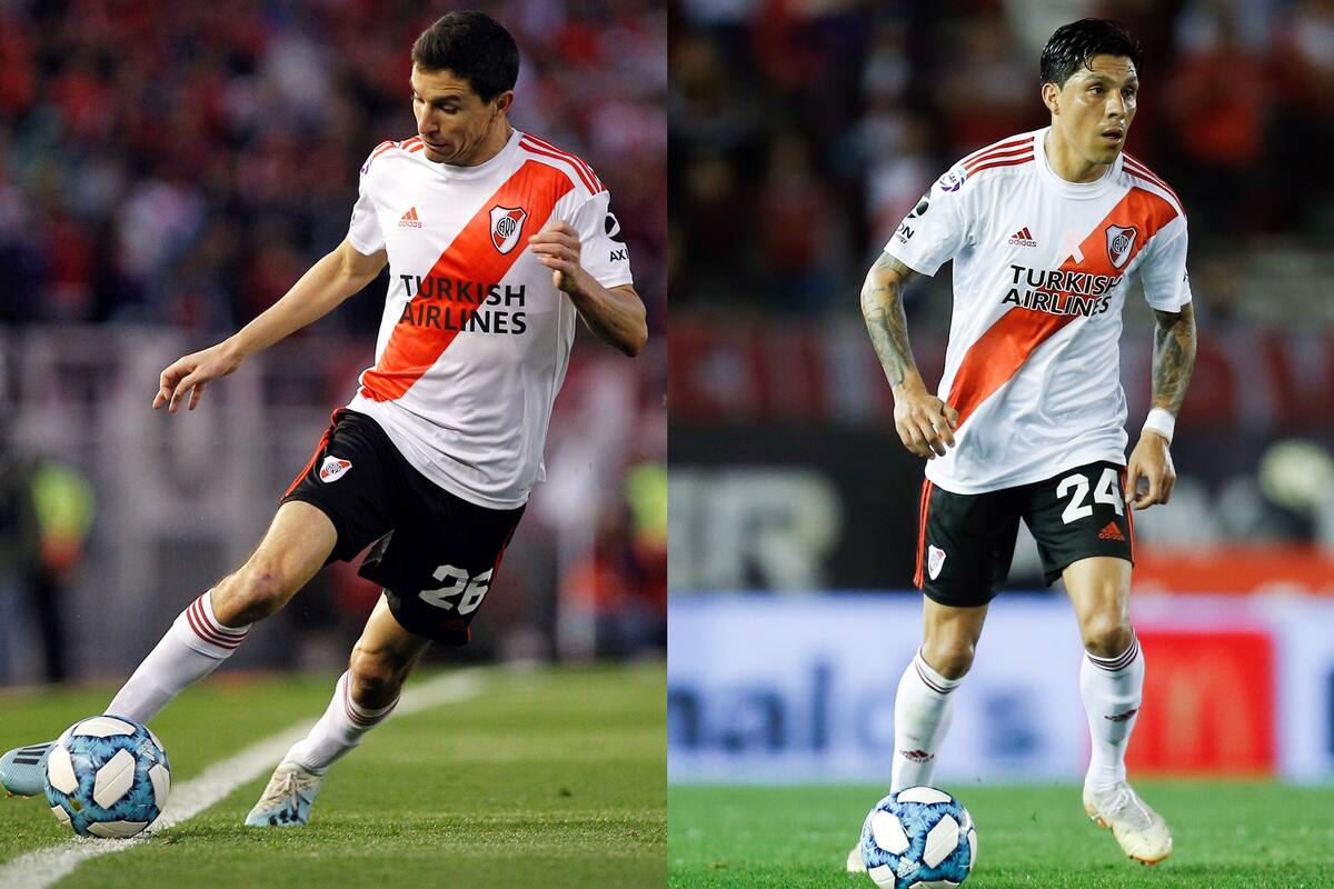Nacho Fernández y Enzo Pérez, dos piezas fundamentales en el River de Marcelo Gallardo