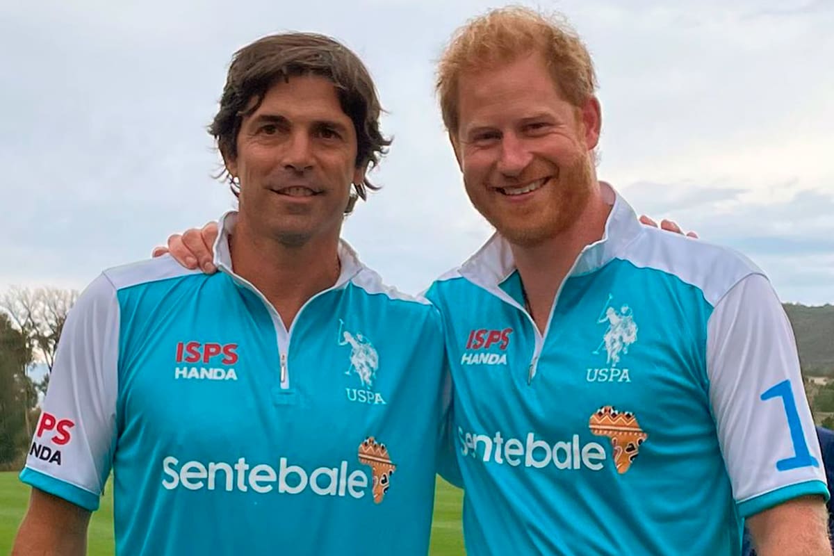 Nacho Figueras y el príncipe Harry juntos en el evento solidario de esta semana en el Aspen Valley Polo Club