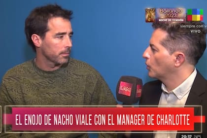 Nacho Viale salió a aclarar qué pasó con Charlotte Caniggia, tras bajarse de la primera mesa de Juana Viale