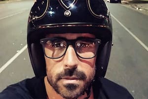 Nacho viale sufrió un accidente con su moto