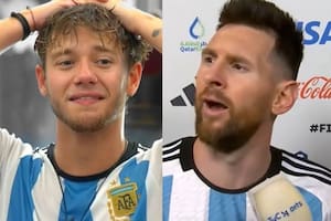 Nacho vio por primera vez la furia de Messi en el Mundial (Captura video)