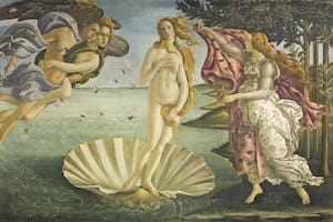 Nacimiento de Venus, Sandro Botticelli, circa 1485