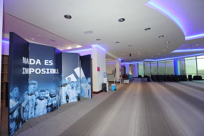 "Nada es imposible", otra frase motivadora en el complejo de la Universidad de Doha