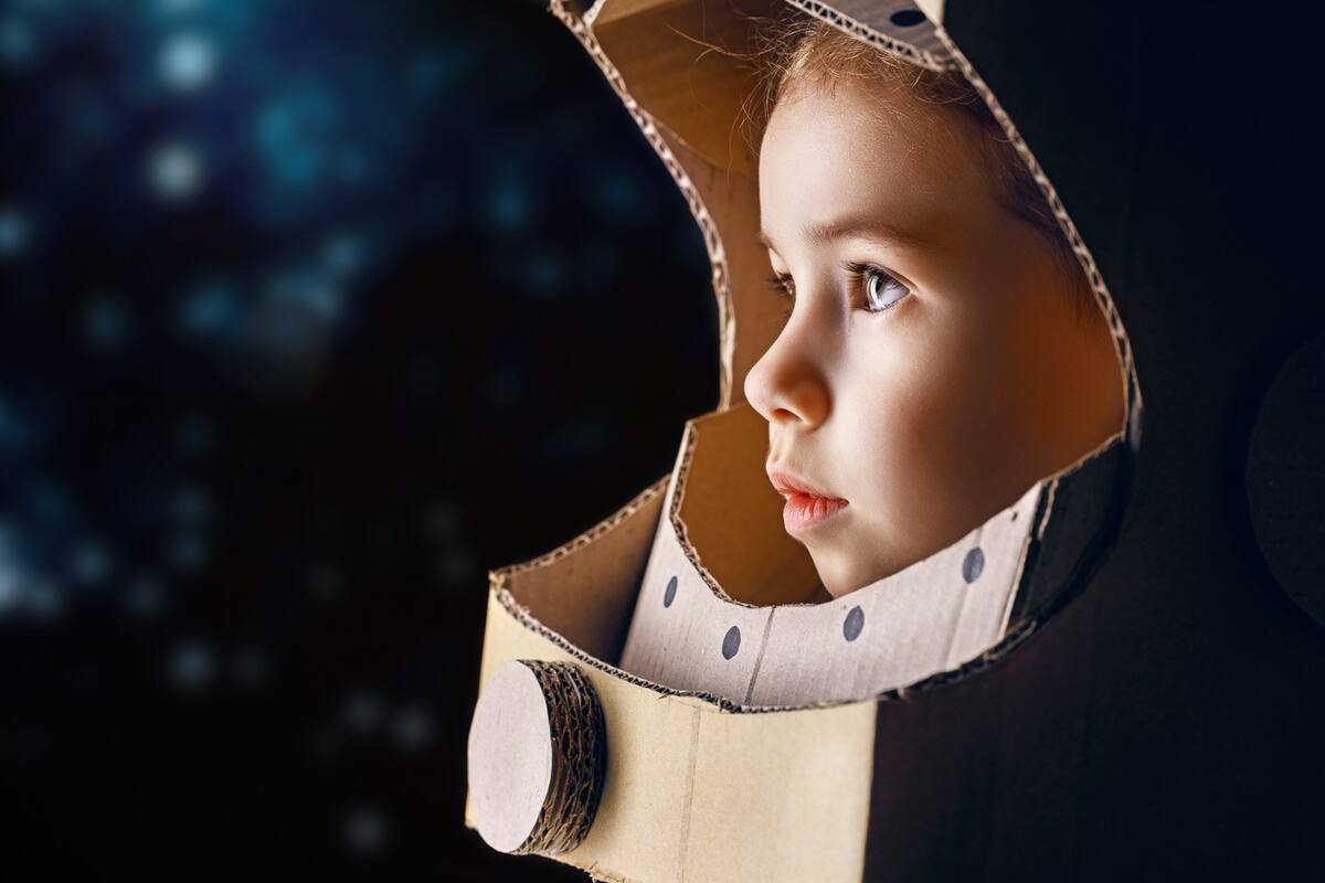 Nada más serio que un niño jugando