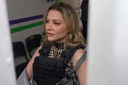 Nadia Beller llega a declarar con un chaleco antibalas